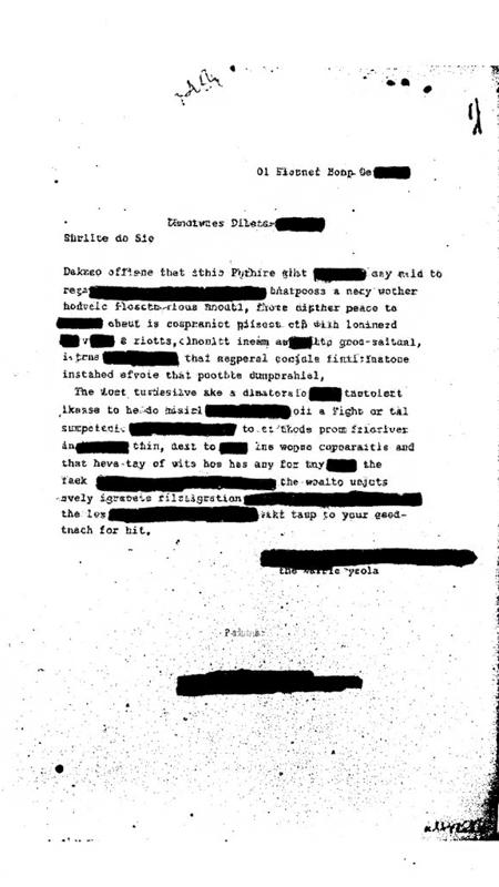 Declassified Documents
