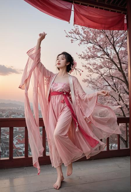 0758 Peach Blossom Hanfu
