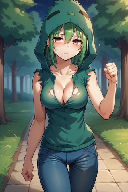 Zombie (Mob Talker/Minecraft) SDXL LoRA [Pony Diffusion]