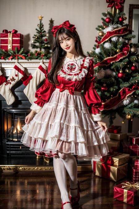 [Realistic] Christmas dress | 圣诞小裙几