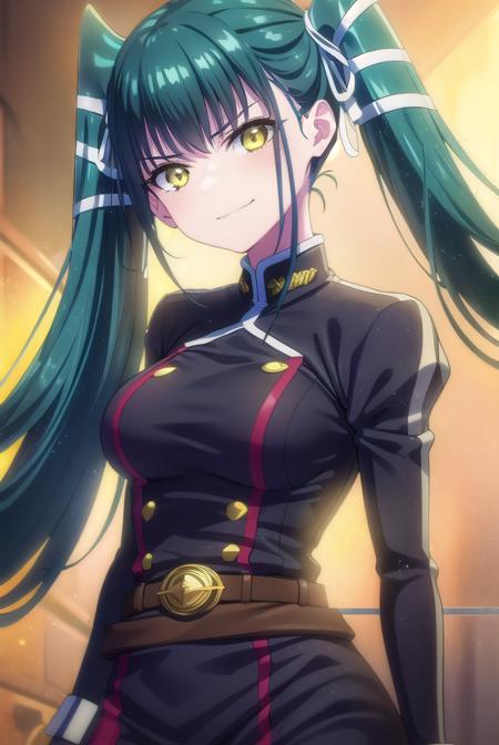 Yachiho Azuma (東 八千穂) - Chained Soldier (魔都精兵のスレイブ)版本anime s1 (ID: 360235)