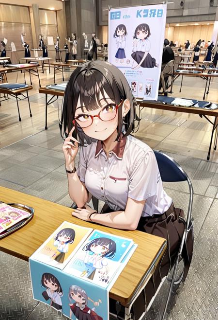 同人誌即売会 / Doujinshi convention SDXL
