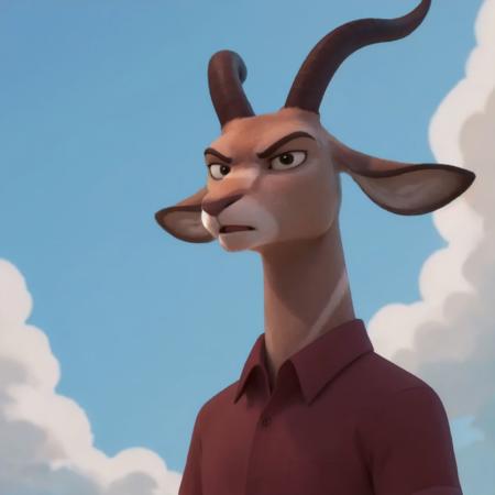 Bucky oryx-antlerson (Zootopia)