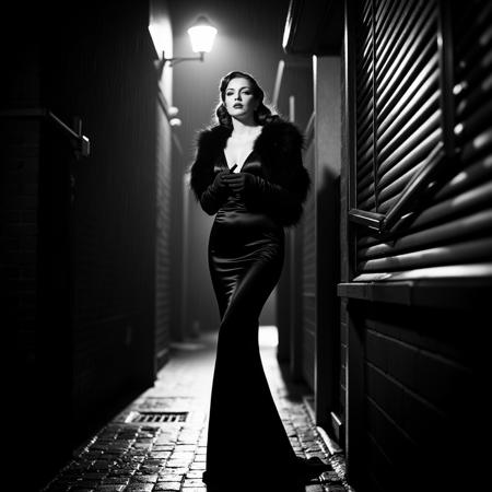 Noir-Style Photography Flux
