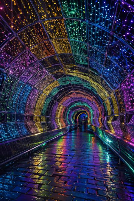 Light Tunnel | Rainbow Tunnel