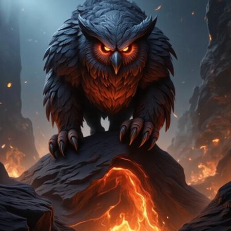 Magic creatures: Owlbears! Flux