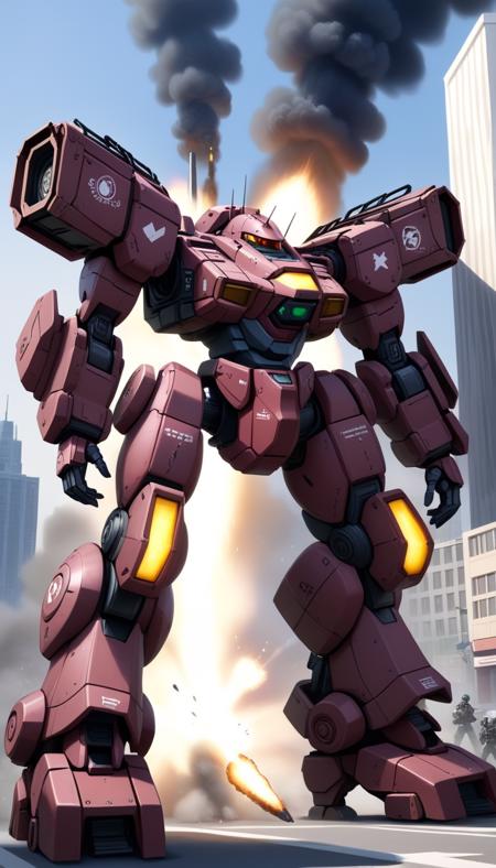 [Illustrious / SDXL] Super robot diffusion XL (Gundam, EVA, ARMORED CORE, BATTLE TECH like mecha lora)