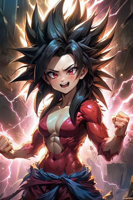 Caulifla + Super Saiyan 4 Form (Dragon Ball) [SDXL & SD1.5]