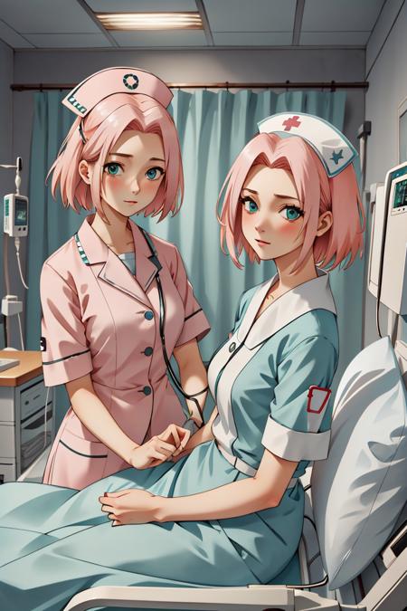 Nurse examines Patent/Nurse