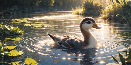 野鸭子/Cute duck Lora