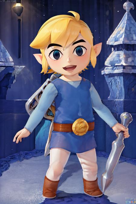 Santa Link! Toon Link - Multiple Outfits (The Legend Of Zelda: Wind Waker) [Pony & SD1.5]