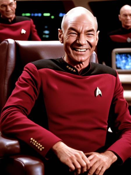 Patrick Stewart (actor) as Jean-Luc Picard [XL]