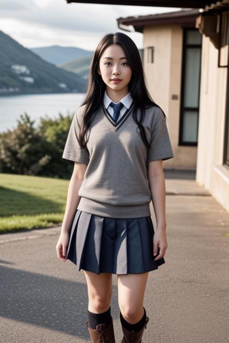 School Dress Collection By Stable Yogi版本Grey_School_Dress (ID: 299964)