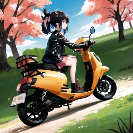 Driving Motor Scooter (Concept)