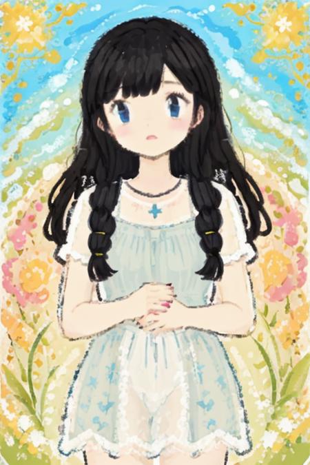 Oil painting/Crayon drawing 蜡笔画