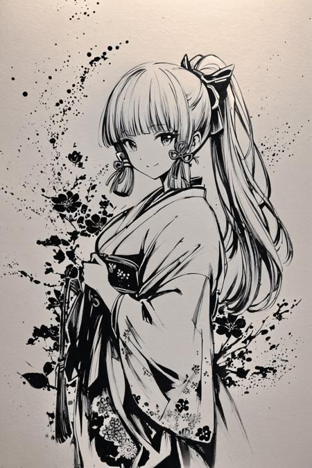 [XL] Okazu/[墨絵師] 御歌頭/[墨绘师] 御歌头  浓重水墨印象画风- Artist Style