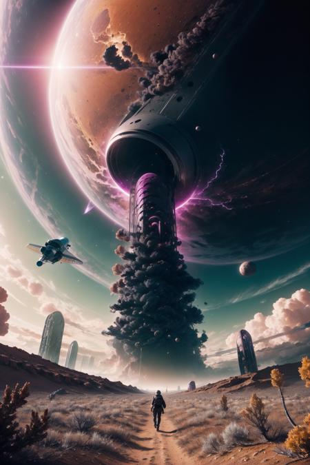 Alienscape - Strange Landscapes LoRA for SD 1.5