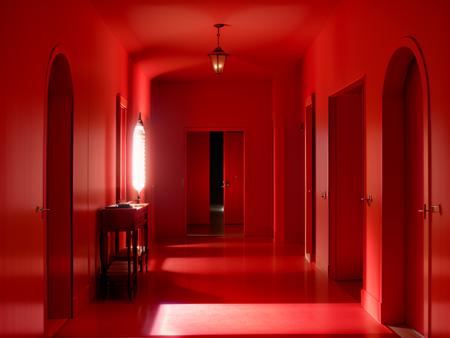 Giallostyle from the movies of Mario Bava and Argento (70's Retro, horror, liminal spaces)