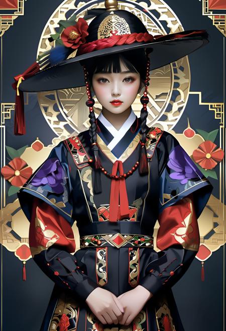 Hanbok_Cheollik_XL Korean traditional Military Officer's uniform