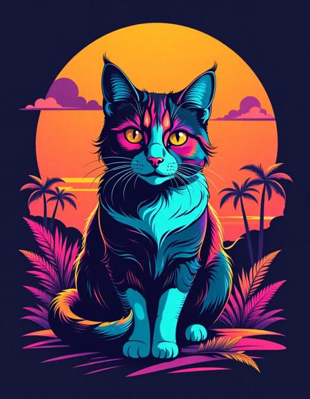 T-Shirt Vector Style - FLUX