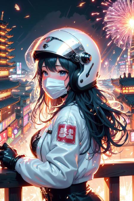 girl like beehive fireworks