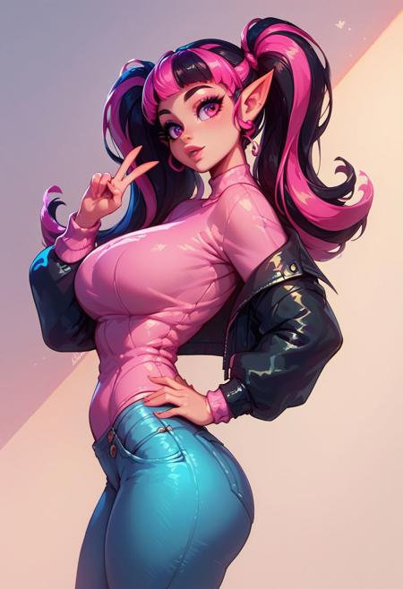 Draculaura v2: Fangtastic Fashion (Monster High) [Illustrious & Pony]