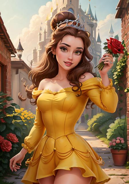 Belle Princess (beauty and the beast) - SD 1.5 | XL PONY - Disney by YeiyeiArt版本-1.5 Standard- (ID: 48351)