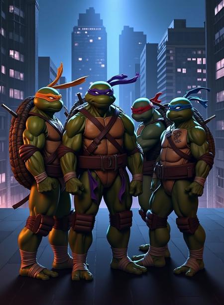 TMNT_AIO_Flux版本v3 TMNT_Digital Art Style (ID: 769530)