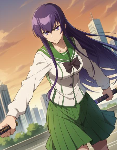 Saeko Busujima (毒島 冴子) - Highschool of the Dead (学園黙示録)