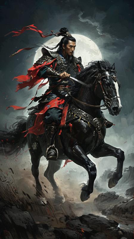 AiARTiST 绝尘 Ancient Chinese general LoRA XL