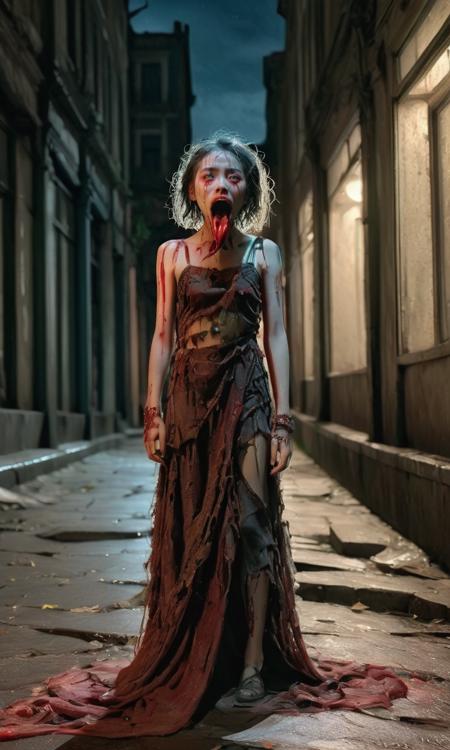 Monster Codex-Long tongue ghost | 怪物志-百鬼-吊死鬼