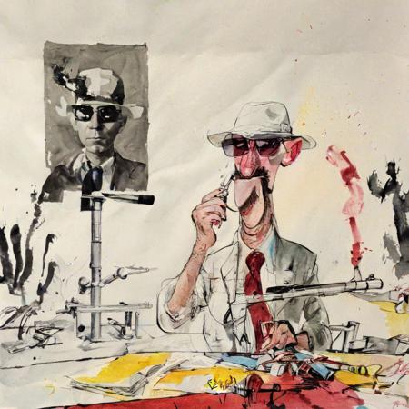 Ralph Steadman SDXL 1.0 art style lora