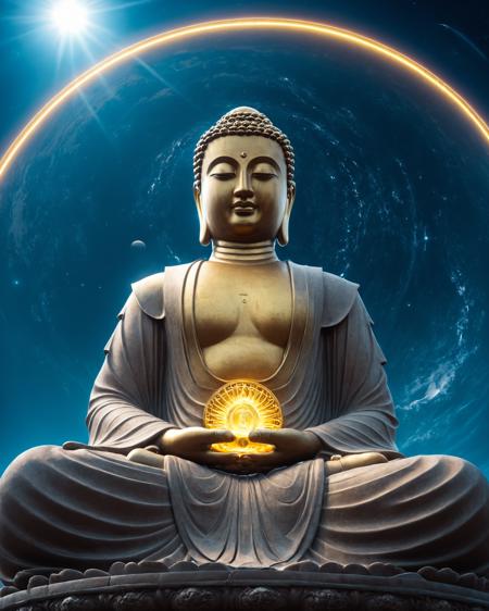 China Style Buddha Statue LoRA