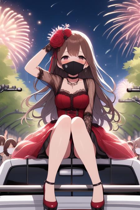 girl like parade float