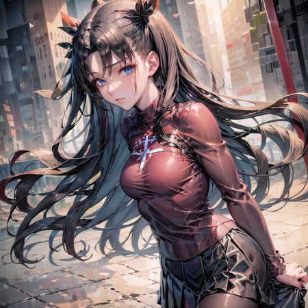 Rin tohsaka  LORA and(Pony)  from fate stay night visual novel
