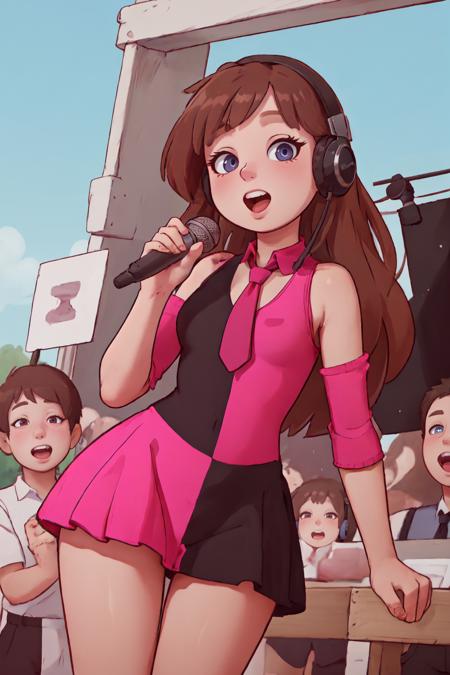 Two Tone Black Pink Dress版本SD1 v1.0 (ID: 284774)