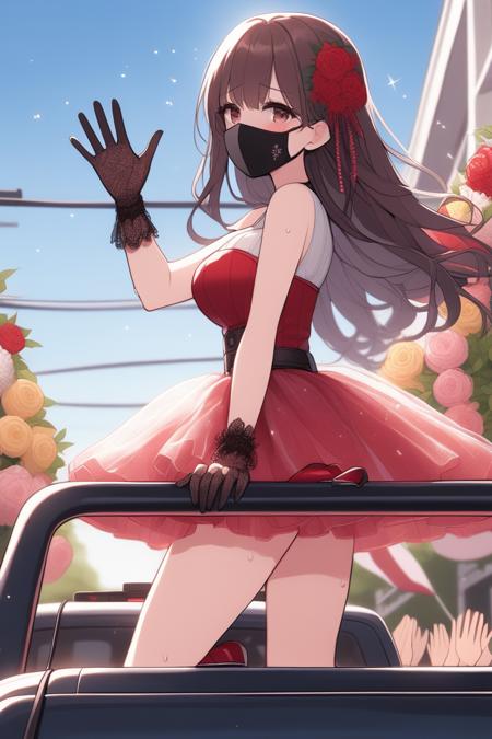 girl like parade float