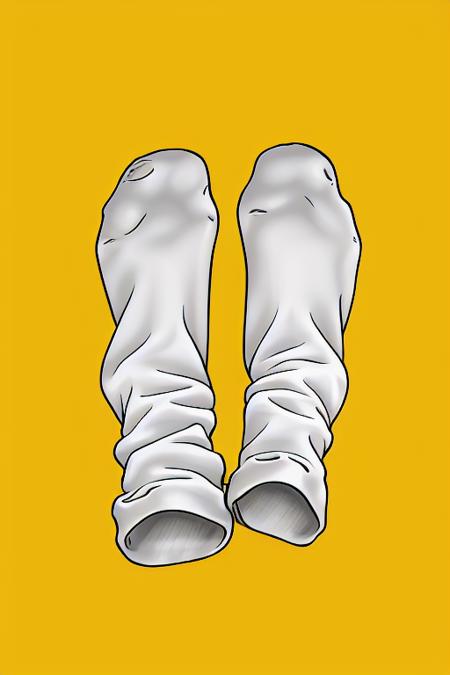 socks removed - white | simple painting layer