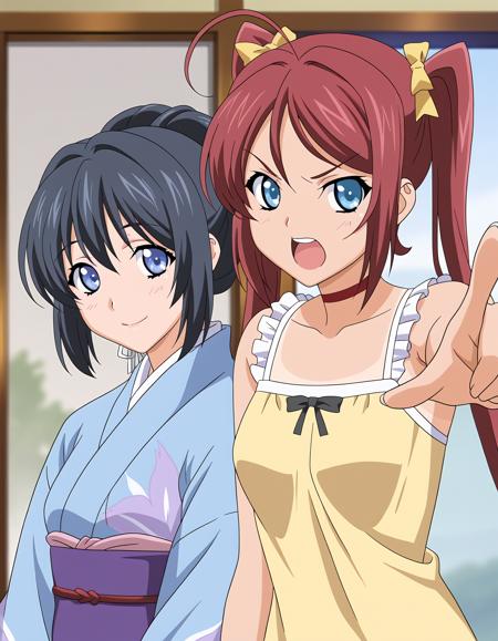 Chitose and Mao (ちとせ、舞桜) - Hitou Meguri (秘湯めぐり) | IllustriousXL版本v1.0 (ID: 1107857)