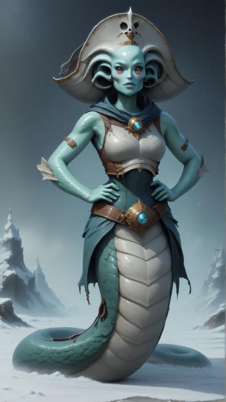Naga - Creature Concept - Illustrious