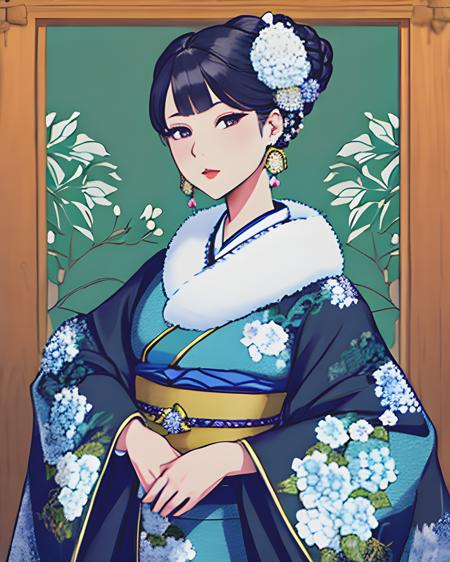 Furisode Fur Collar