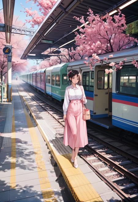 0802 Sakura Train Station版本v1.0 (ID: 654293)