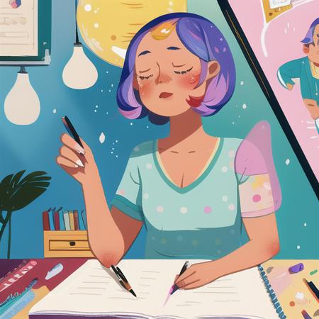 Playful Whimsy - Lineless Illustrations版本v2 (ID: 22331)