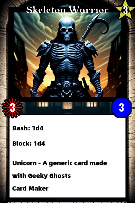 Geeky Ghost CCG Card Maker