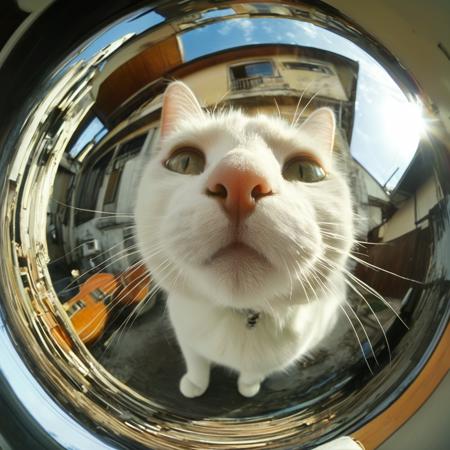 cat in fisheye [SDXL] 323