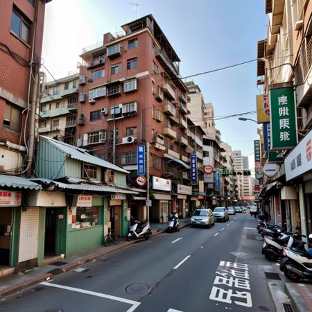 Taiwan Street Background