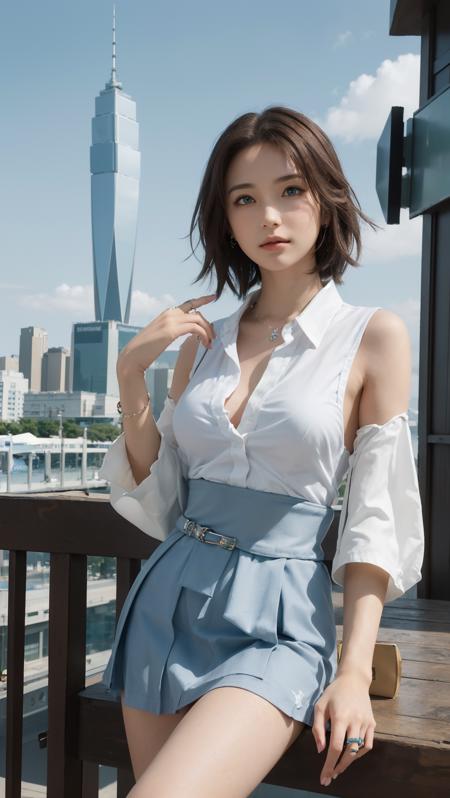 Ai Realistic Female Model 4 (Final Fantasy 10 Yuna)最终幻想10尤娜版本v1.0 (ID: 159702)