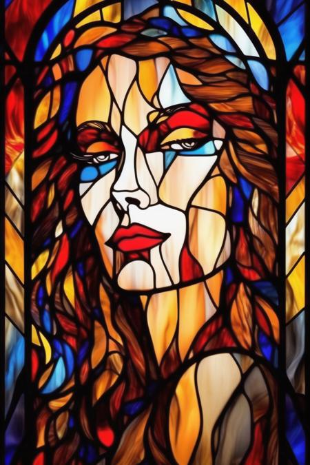 Stained Glass Portrait
