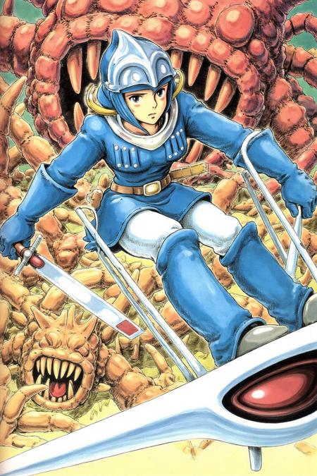 Miyazaki Hayao  Nausicaä Manga Color Illustration Style