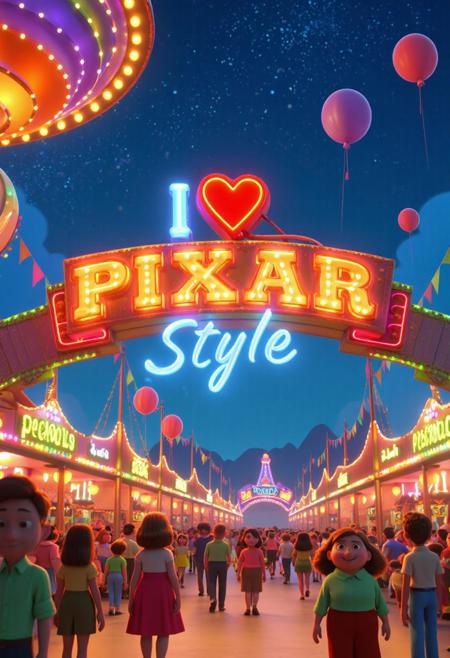 FLUX Pixar Cartoon 3D Style by LH